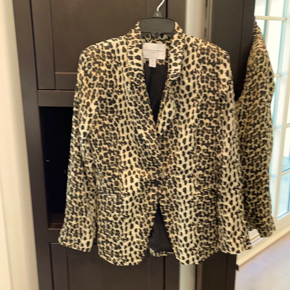 Carolina Belle leopard jacket